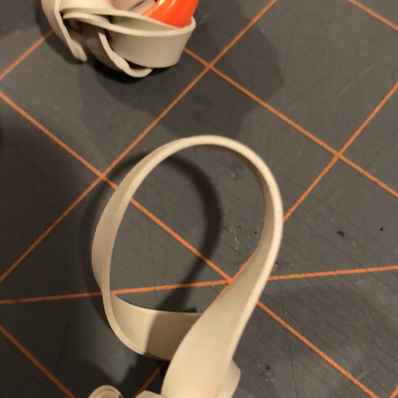 NWOT 7. new orange waterproof swimming nose plugs on elastic - Picture 7 of 13